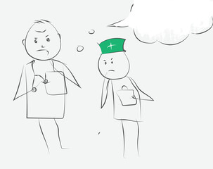 doctor and nurse slove patient problem