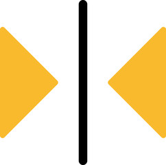 Video editor reverse, illustration, vector on a white background.