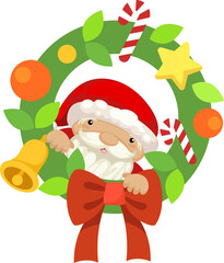 cartoon santa claus