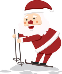 cartoon santa claus