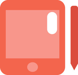 Appliance tablet, illustration, vector on a white background.