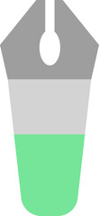 Art pen, illustration, vector on a white background.