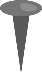 Construction pin, illustration, vector on a white background.