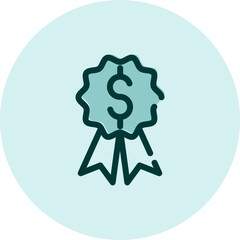 Commercial best price, illustration, vector on a white background.