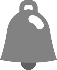 Education bell, illustration, vector on a white background.