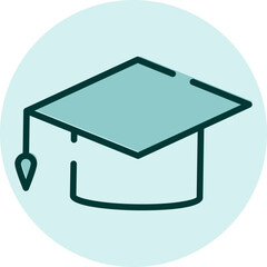 Job education, illustration, vector on a white background.