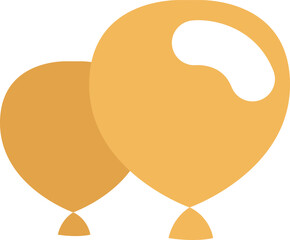 Kindergarten balloons, illustration, vector on a white background.