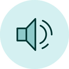 Mobile speaker, illustration, vector on a white background.