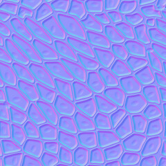 Normal map of leaf tissue layer under a microscope. Bump mapping of plant cell texture....