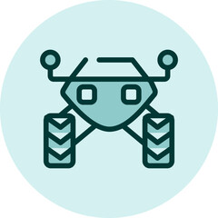 Obraz premium Truck 4x4, illustration, vector on a white background.