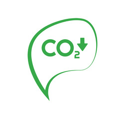 reducing CO2 emissions to stop climate change. green energy