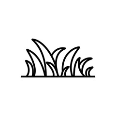 grass icon vector design templates