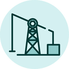 Business industry oil and gas, illustration, vector on a white background.