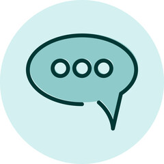 Phone message, illustration, vector on a white background.