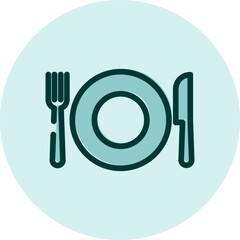 Employee benefits meals, illustration, vector on a white background.