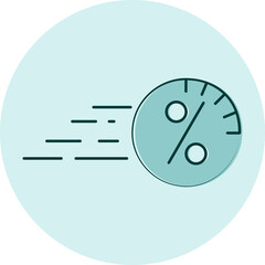 Financial loan time, illustration, vector on a white background.