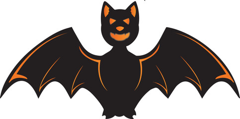 Halloween Bat T-shirt Design