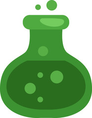 Halloween potion, illustration, vector on a white background.