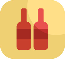 Winemaking hobbie, illustration, vector on a white background.