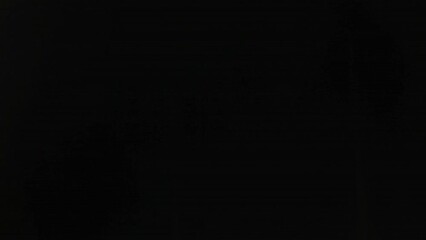 The appearance and disappearance of a light flare in the form of a star