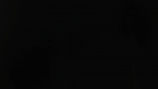 The appearance and disappearance of a light flare in the form of a star