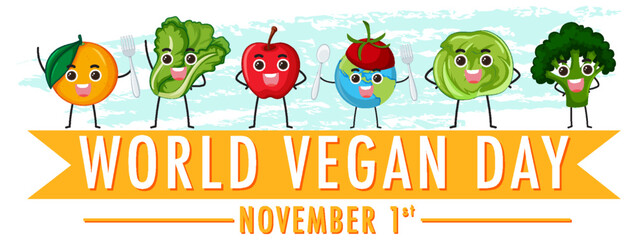 World Vegan Day Banner Design