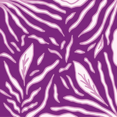Abstract Floral Pattern Velvet Violet Color Background