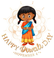 Happy Diwali Day Logo Design