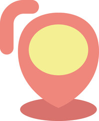 Office location, illustration, vector on a white background.