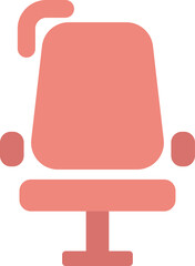 Obraz na płótnie Canvas Office chair, illustration, vector on a white background.