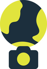 Podcast broadcasting, illustration, vector on a white background.