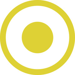 Summer rescue ring, illustration, vector on a white background.