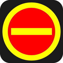Transportation road sign one way street, illustration, vector on a white background.