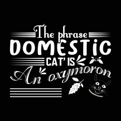 Cat Christmas t-shirt design