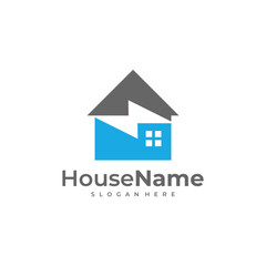 Home Bolt Logo Vector, Electric House Logo Icon Design Element, Design Illustration