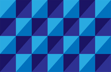 Abstract geometric pattern in blue color shades.