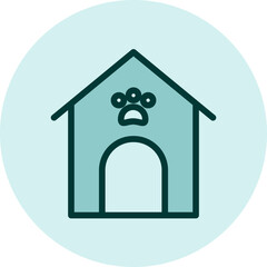 Pet care, illustration, vector on a white background.