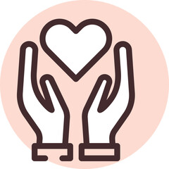 Human rights life, illustration, vector on a white background.