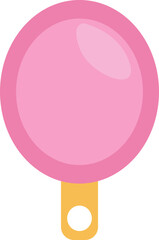 Make up mirror, illustration, vector on a white background.