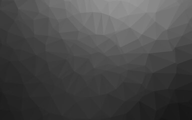 Obraz premium Dark Silver, Gray vector shining triangular pattern.