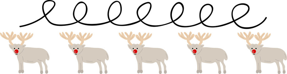 Collection of Xmas striped borders with copy space, Christmas background. wrapping paper. Christmas print supplies. Merry Christmas Party People Celebrating Christmas Flat Illustration