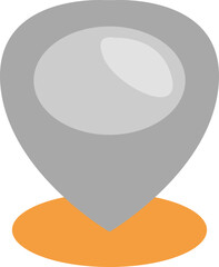 Take away location, illustration, vector on a white background.