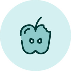 Women diete, illustration, vector on a white background.