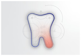 Technical Tooth Illistration