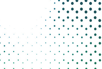 Light blue, green vector cover with spots.