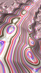 Artistic and imaginative digitally designed abstract 3D fractal background