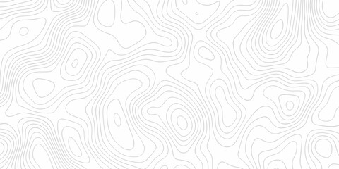Topographic map background. silver line topography maount map contour background, geographic grid. Abstract vector illustration.	