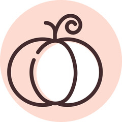 Thanks giving day, illustration, vector on white background.