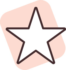 Play media select, illustration, vector on white background.