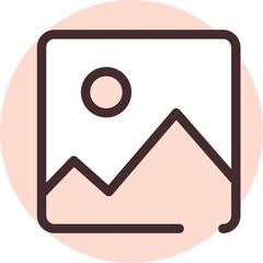 Ui photo, illustration, vector on white background.